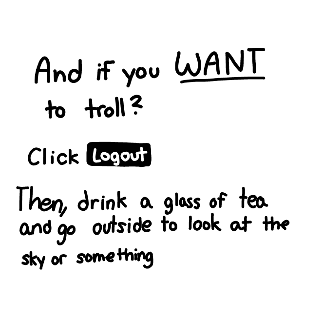 Drawing in Here is a tips to stop derail. by Elle