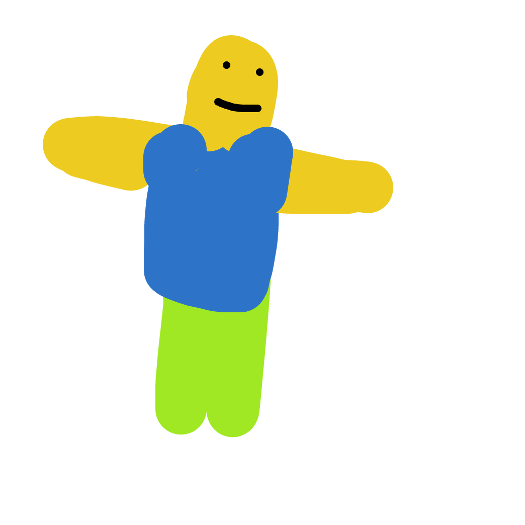 T-Pose Noob - Online Drawing Game Comic Strip Panel by Tfa234