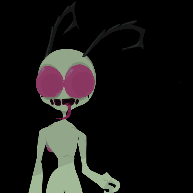 Drawing in (this was unnecessary to make) (Ace as a monster) by Elle