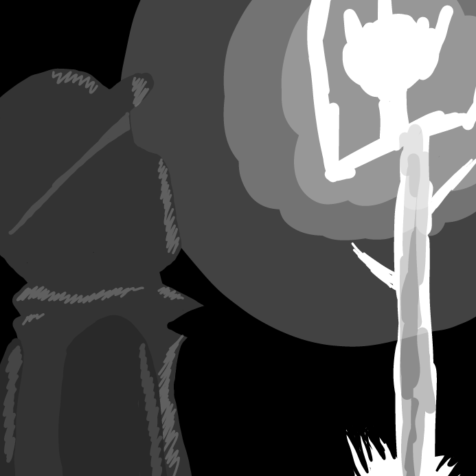 Drawing in A Light in the Dark by OneWithTheShadows