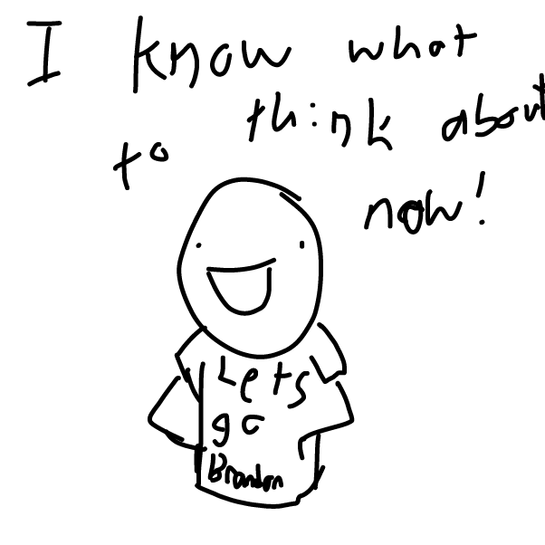 he knows what to think about now - Online Drawing Game Comic Strip Panel by boneHed
