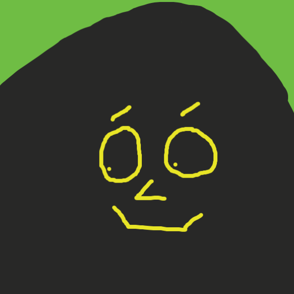 his face is inside his nostril - Online Drawing Game Comic Strip Panel by TheYellowMan