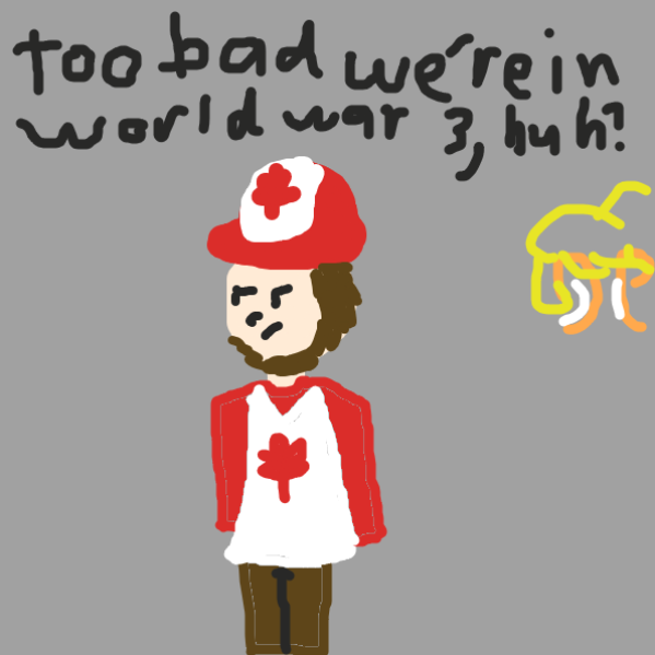 Canada? - Online Drawing Game Comic Strip Panel by Meow the Fronk