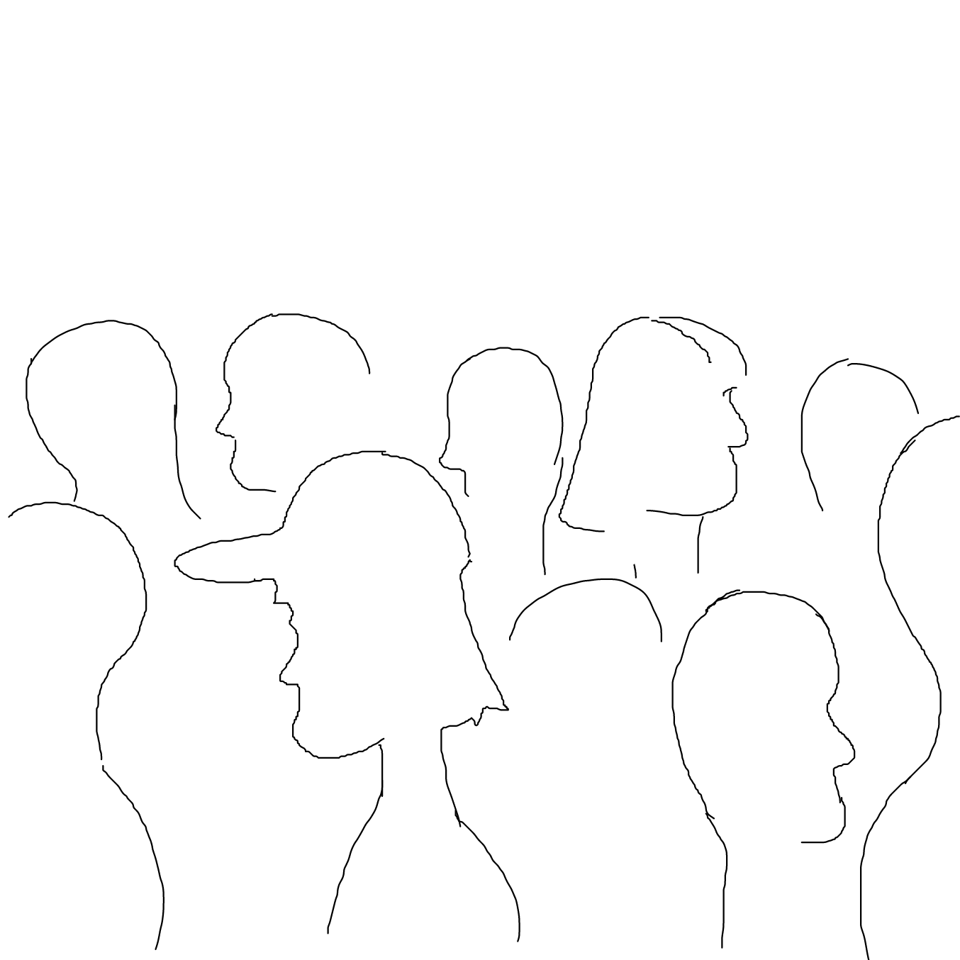 Drawing in Crowd Scenes Done Quickly by TFD