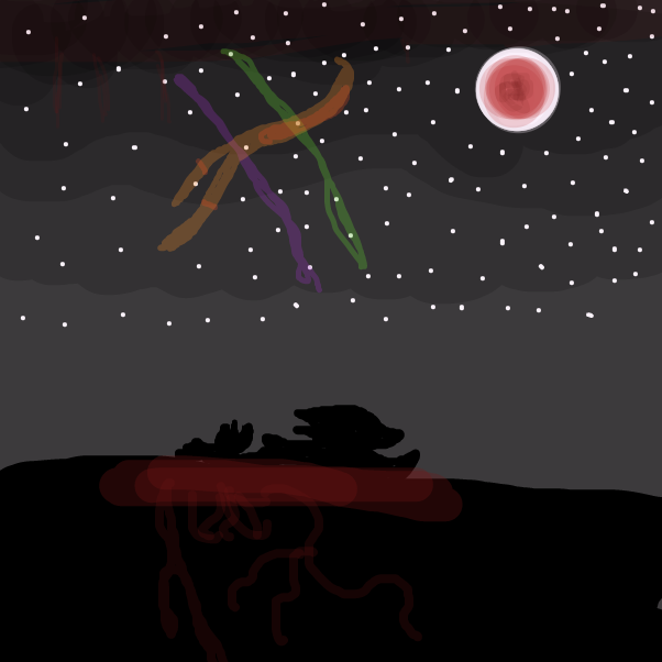 Drawing in Wounded severely.. by BananaDoc