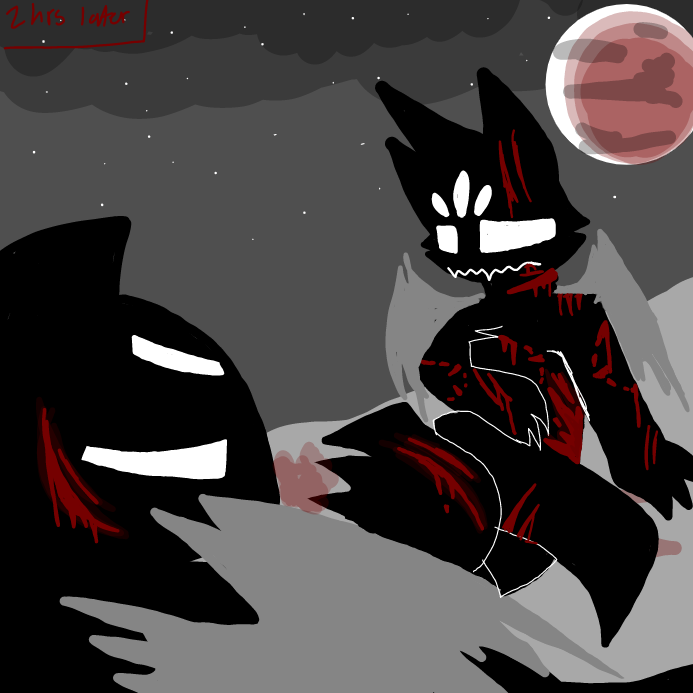 Drawing in Wounded severely.. by OneWithTheShadows