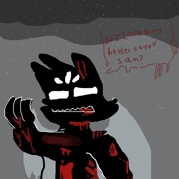 Drawing in Wounded severely.. by BananaDoc