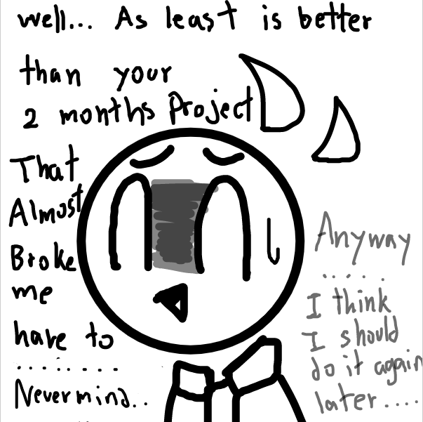 well that is story for another time... but i say that this happened when i was 14 and almost wasted 2/3 of my weekend do this.. but at least it's work as a animation practice... - Online Drawing Game Comic Strip Panel by FifaSam