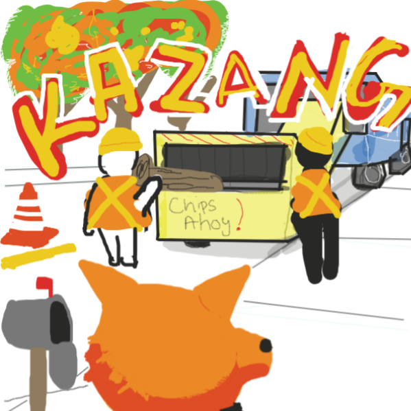 Drawing in Post by kurocartoonist