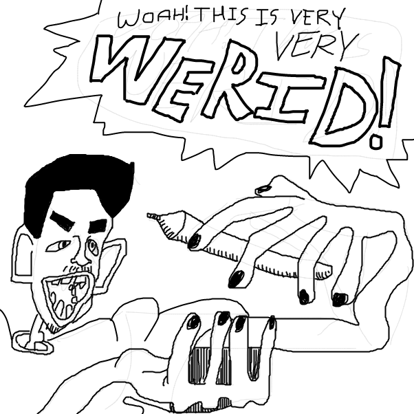 My head is tense from learning. I had to read the manga to study the art style. I dont know if I got even close... - Online Drawing Game Comic Strip Panel by KringlePringles