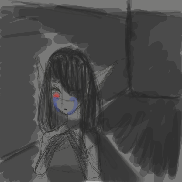 Drawing in Darkness by Roodles_Doodles