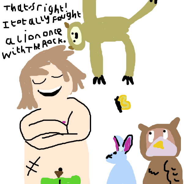 Drawing in Adam Ref Sheet by BananaDoc