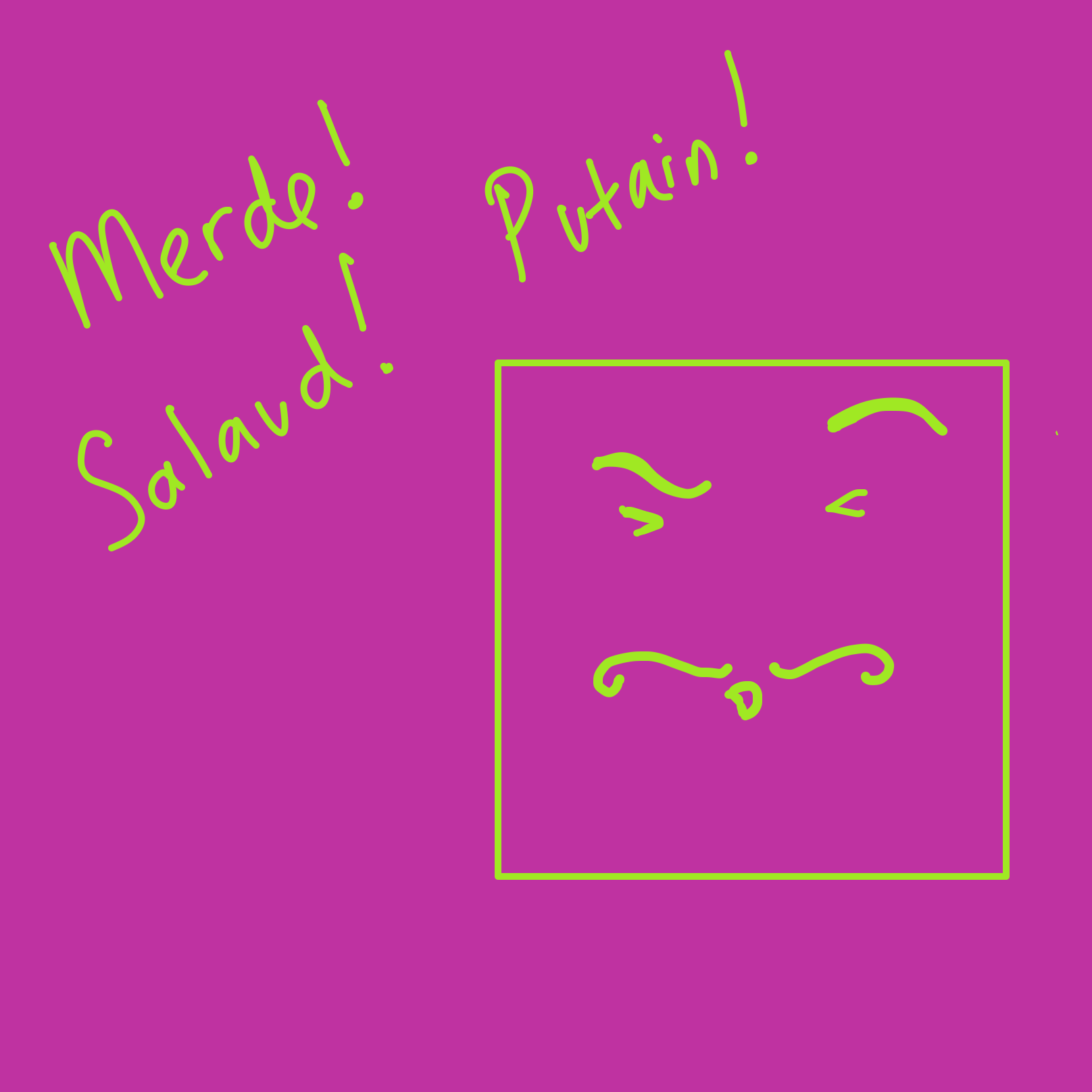 Drawing in sweary squares by Dobby1593