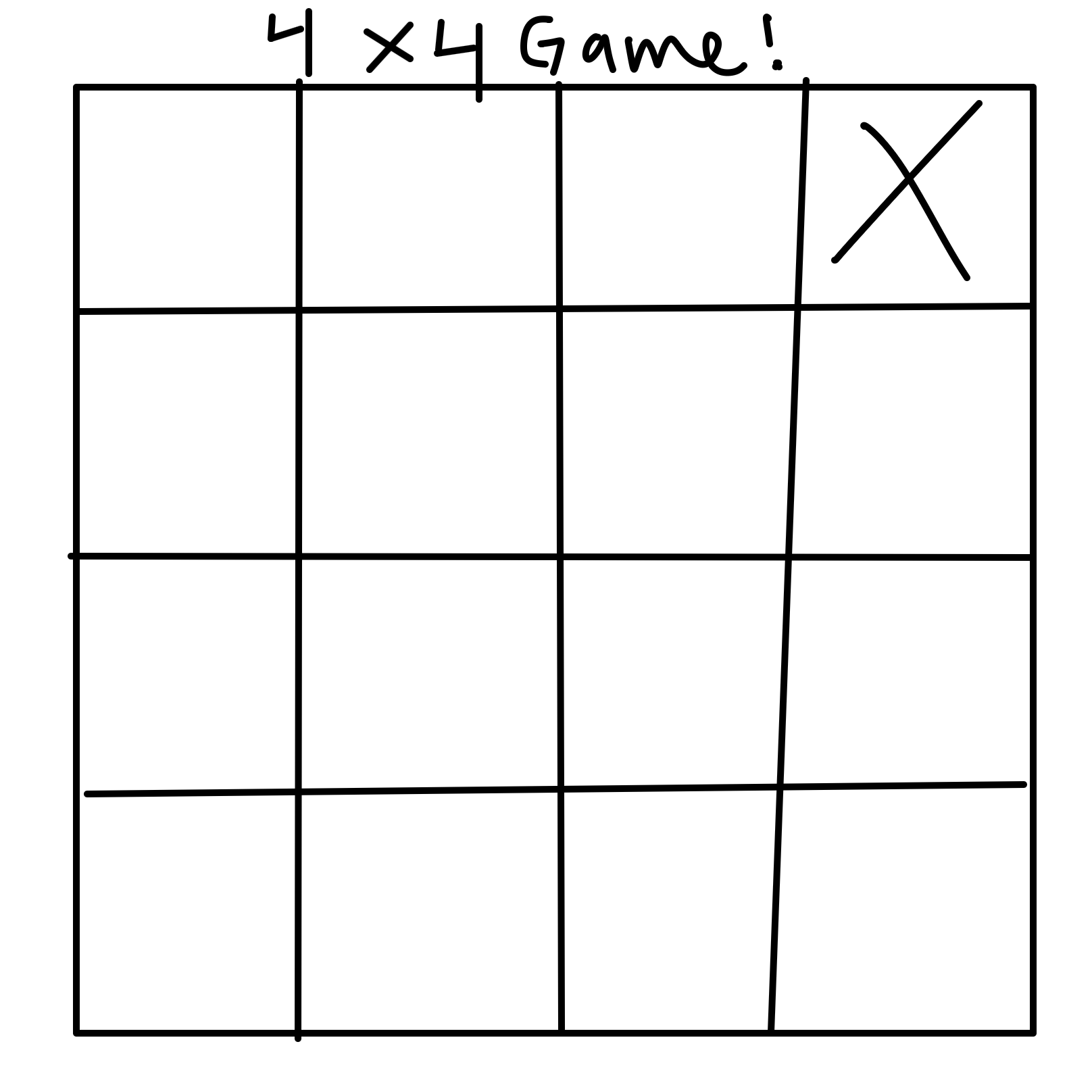 Drawing in Naughts and crosses4 by Dobby1593