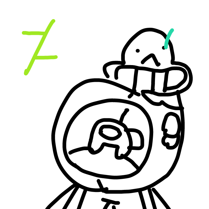 Drawing in Among us by peppa