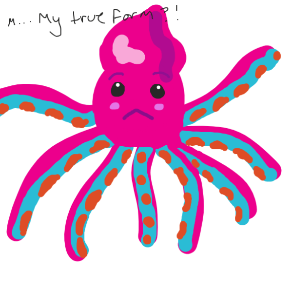 Drawing in Octopus #1 by Leigh