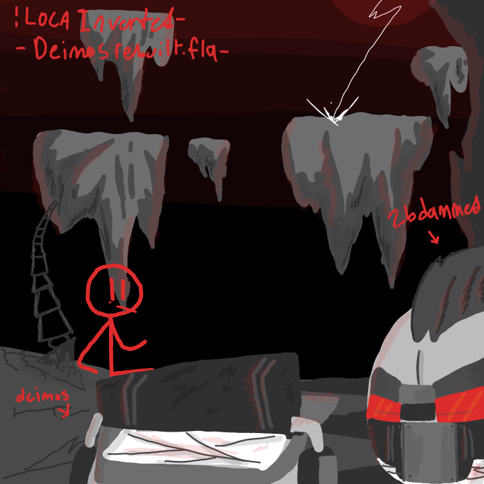 oops reality just glitched us to Nevada...again - Online Drawing Game Comic Strip Panel by OneWithTheShadows