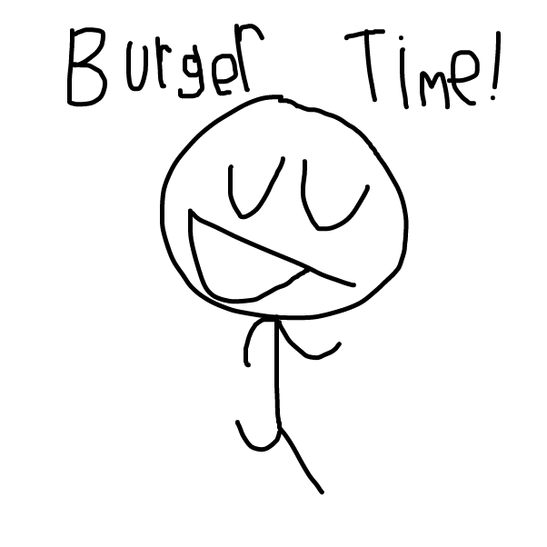 Maybe instead this dude could make a burger. It would probably be easier - Online Drawing Game Comic Strip Panel by kirbfan100