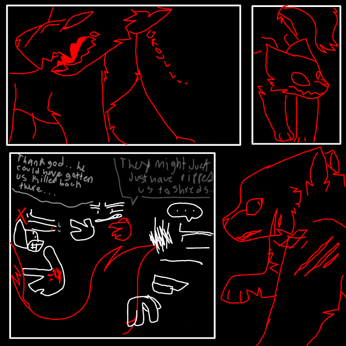 Drawing in CREATURE BREACH PT6 by OneWithTheShadows