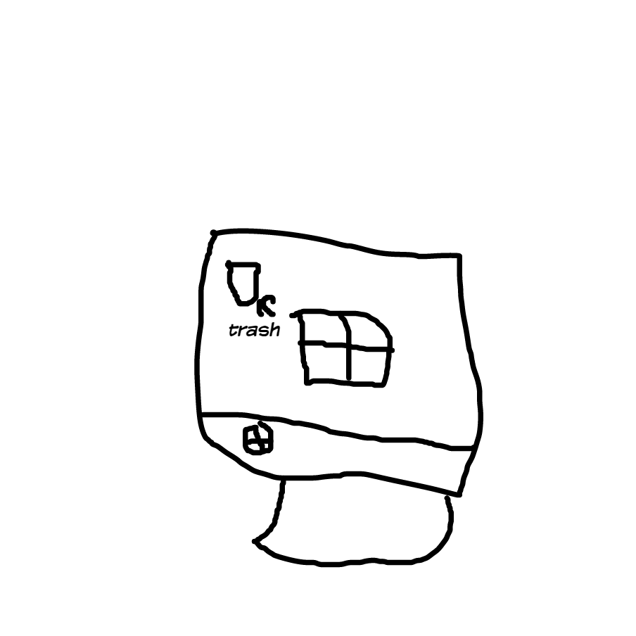 Drawing in computer in 1999 be like: by amongus
