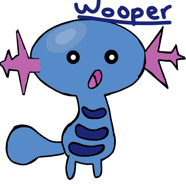 Drawing in axolotl by CrystalCampos