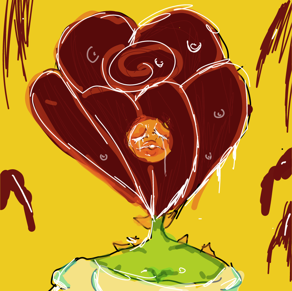 Drawing in The flower people  by Aven