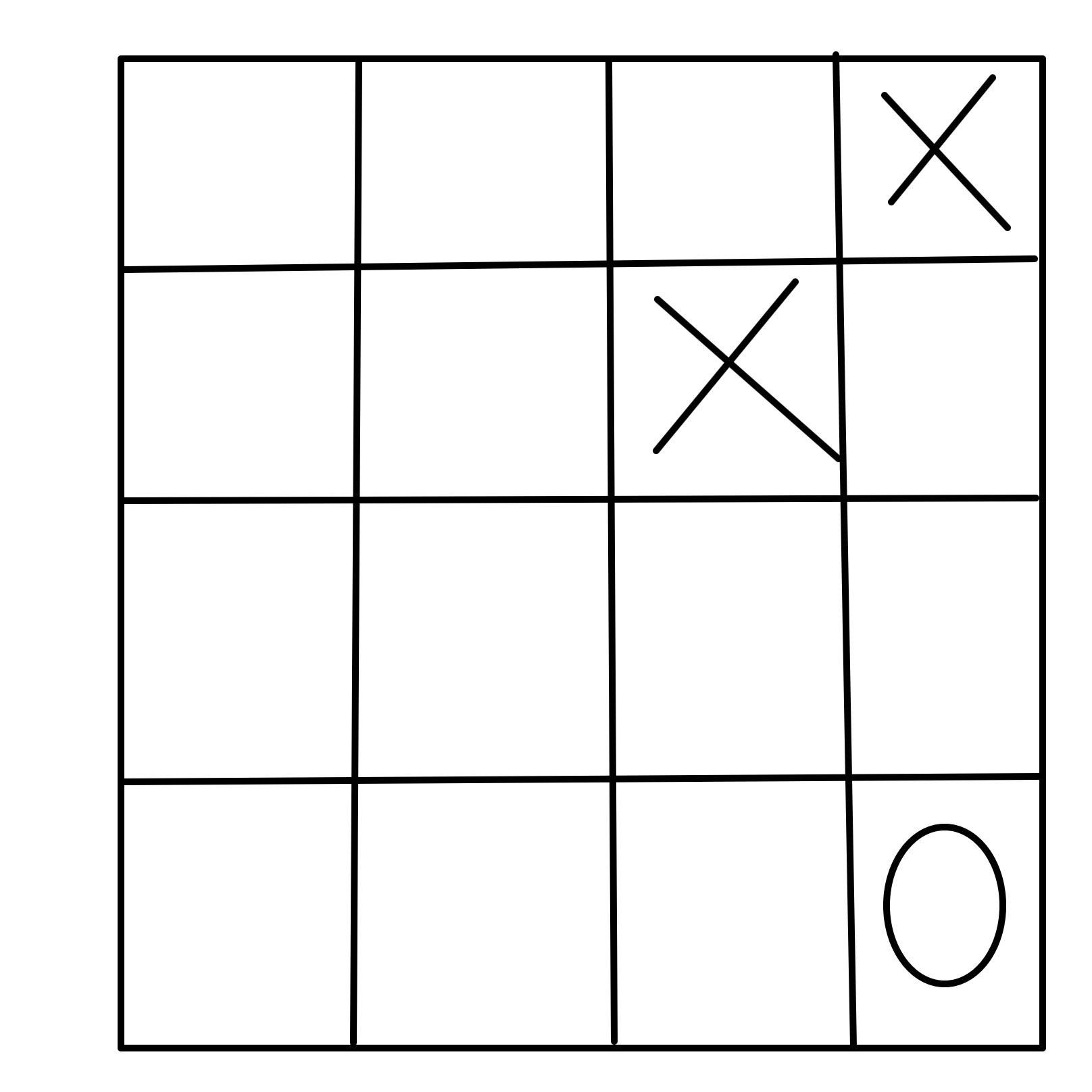 Drawing in Naughts and crosses4 by Dobby1593