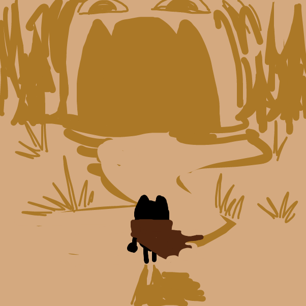 Drawing in cat by Chumky