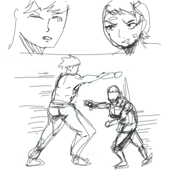 Drawing in um by kurocartoonist