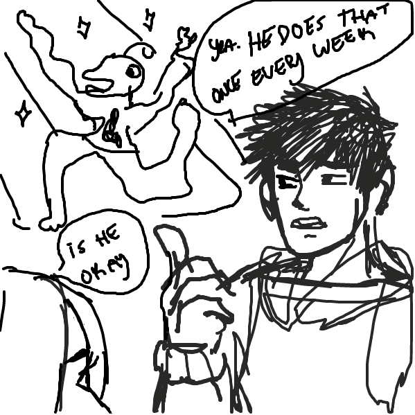 what a funky fun boy  - Online Drawing Game Comic Strip Panel by Tamakid