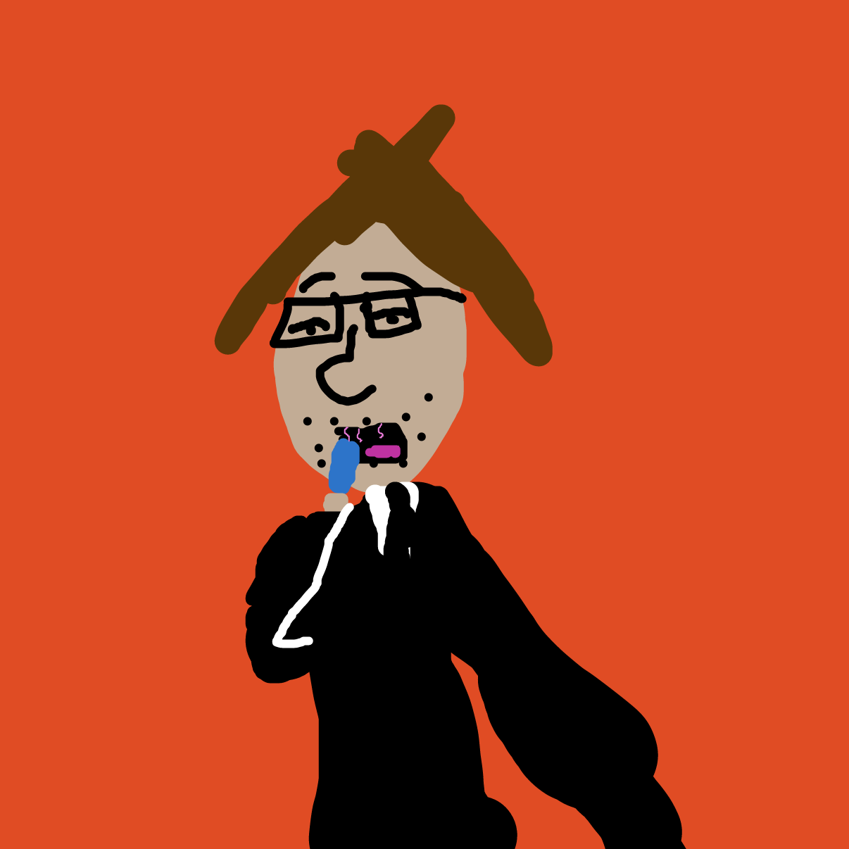 Drawing in L&M Show's disturbing scene by KianYates