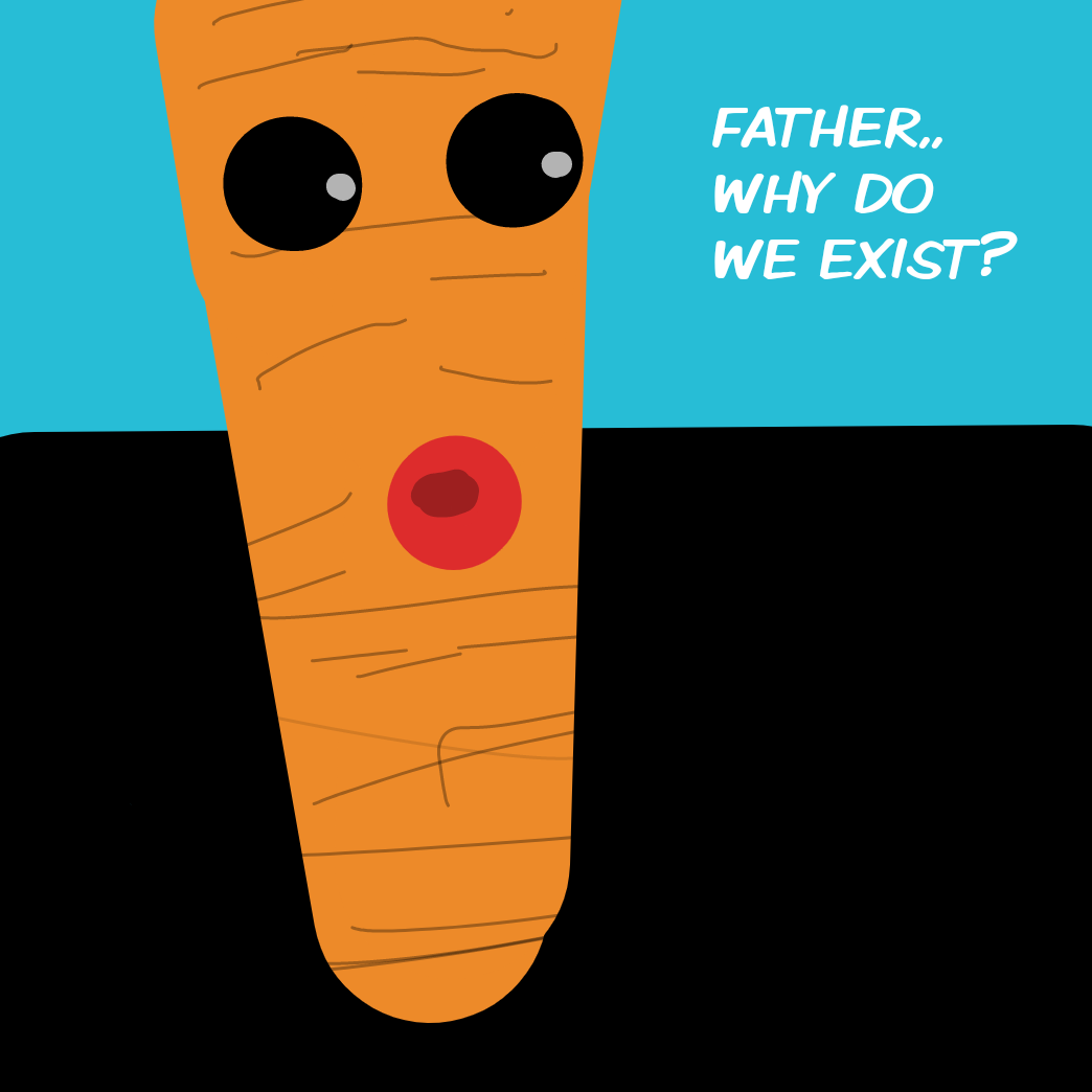 Drawing in my carrots by Emjaypatrick