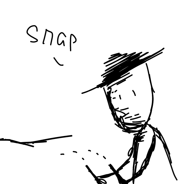 Drawing in No Legs by boneHed