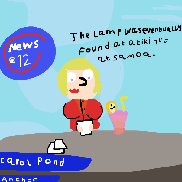 Drawing in The News Report by BananaDoc