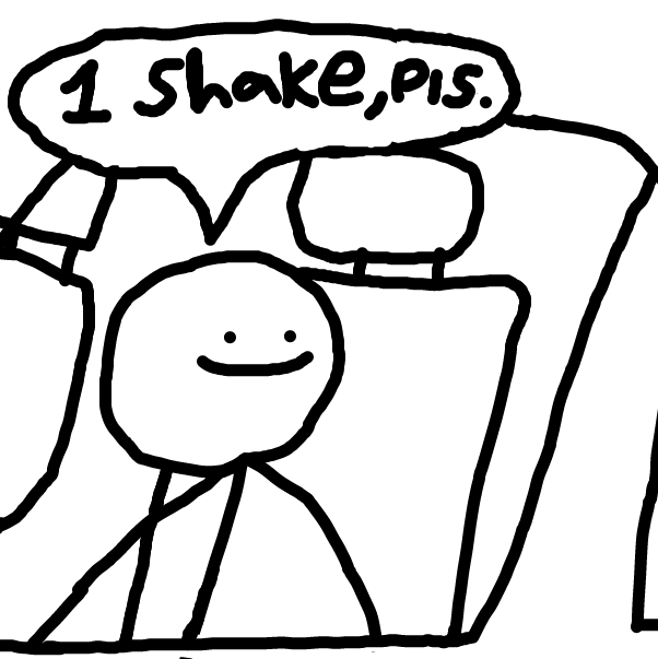 Drawing in McDonald’s  by CloudVanilla