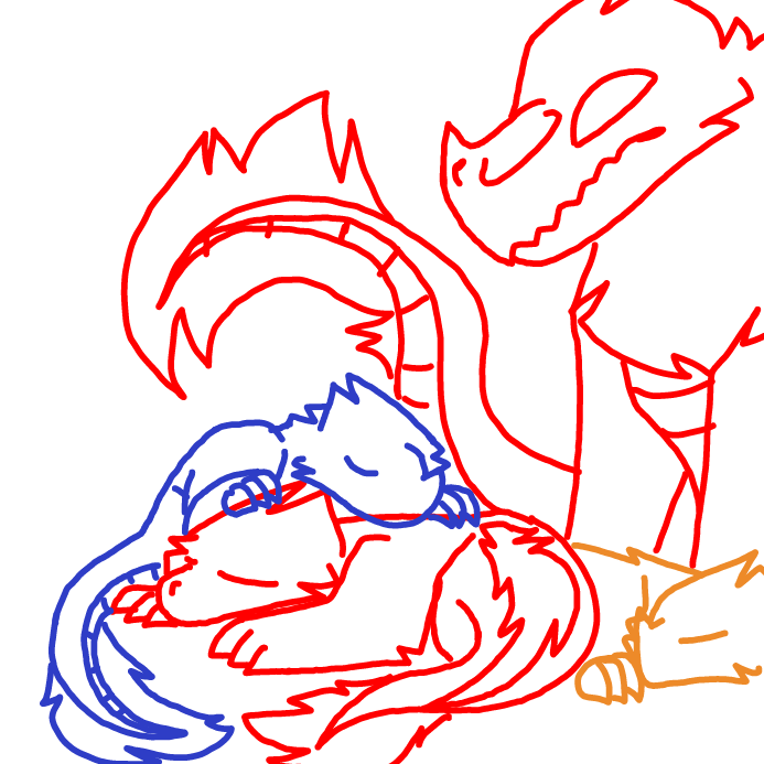 Liked webcomic sleeping pile