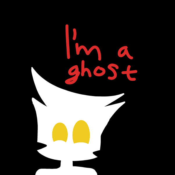 Drawing in Ghost by CrystalCampos