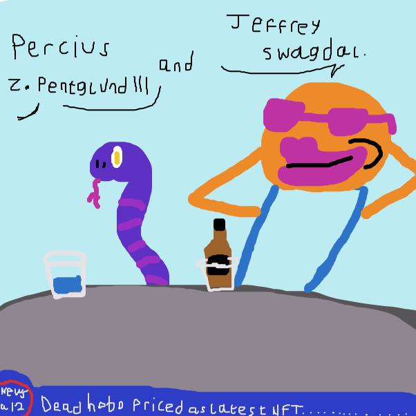 Drawing in The News Report by BananaDoc