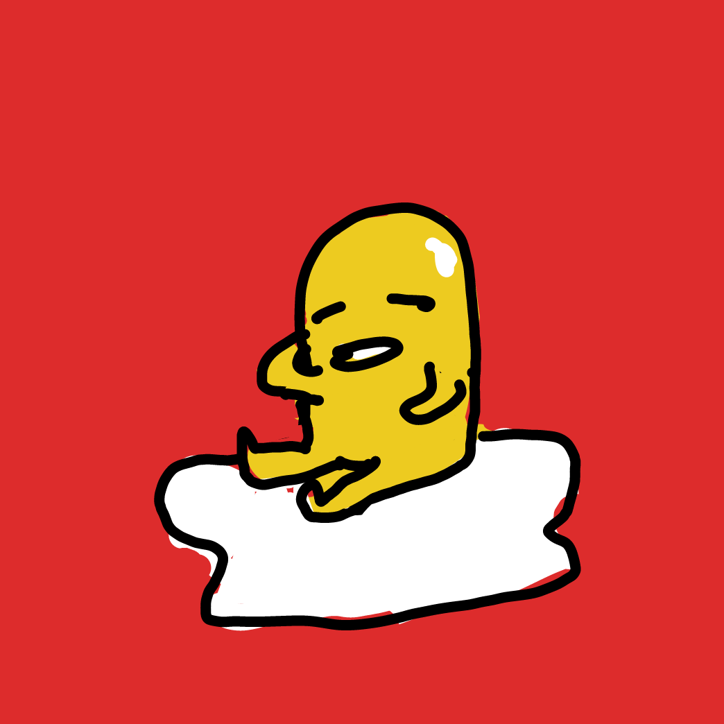 Drawing in Egg by Emjaypatrick