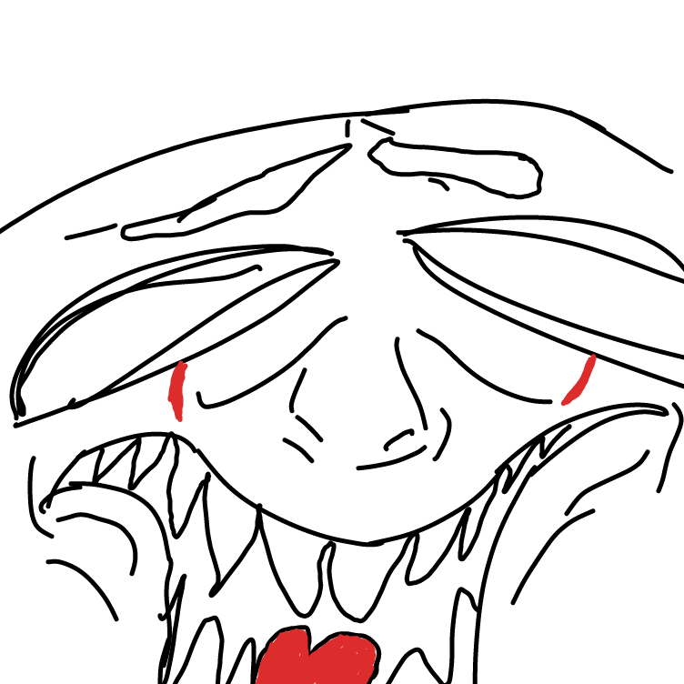 Drawing in The backrooms smiler by Timebreak