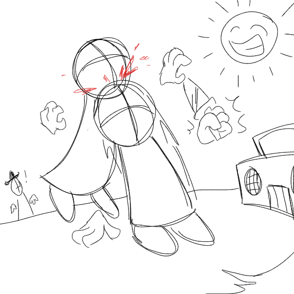  - Online Drawing Game Comic Strip Panel by SeanTrunks