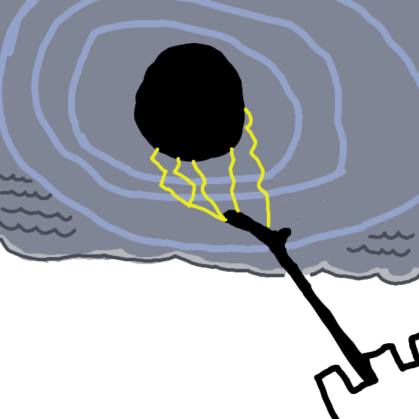 Drawing in Thinking Hat Mark VI by CloudVanilla