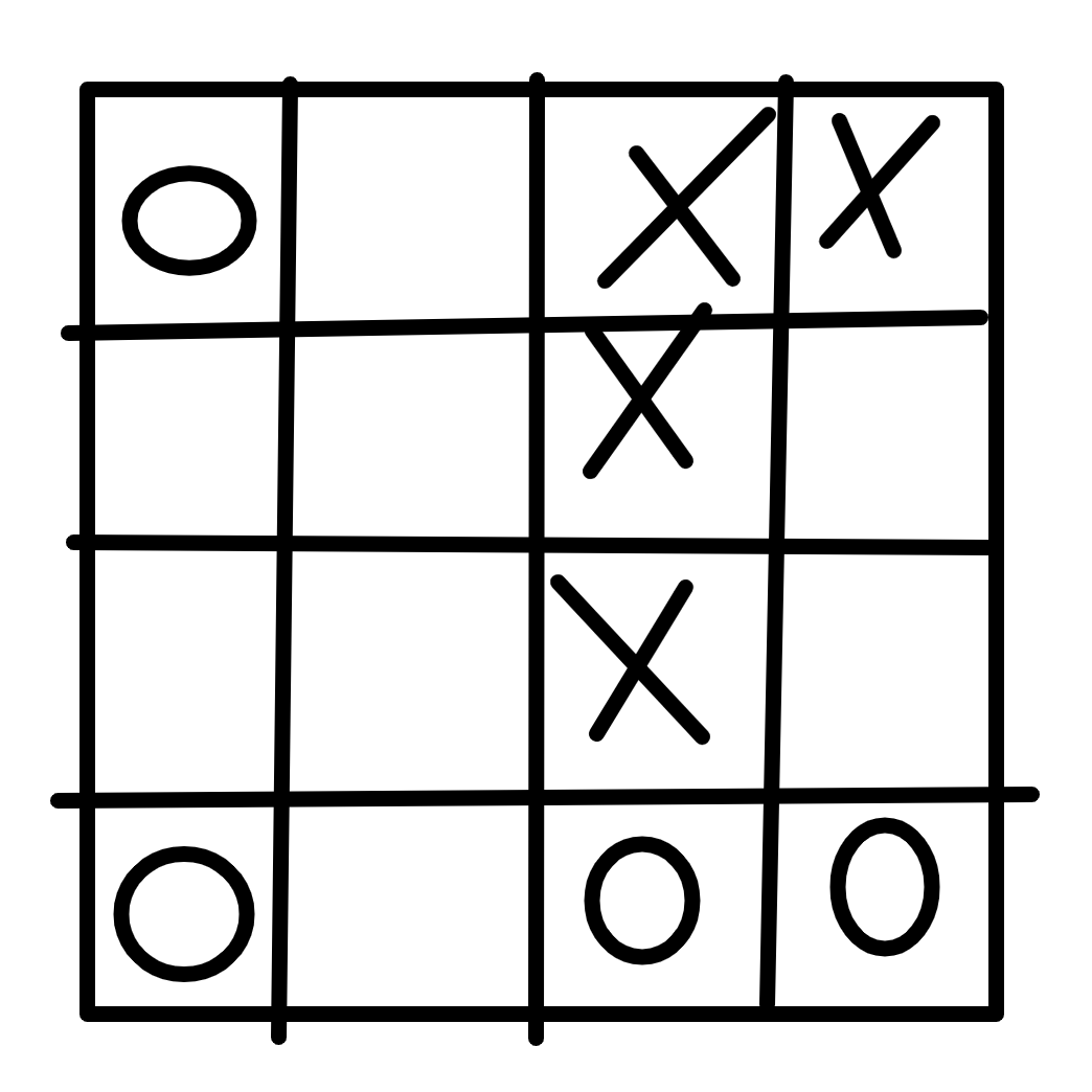 Drawing in Naughts and crosses4 by Emjaypatrick