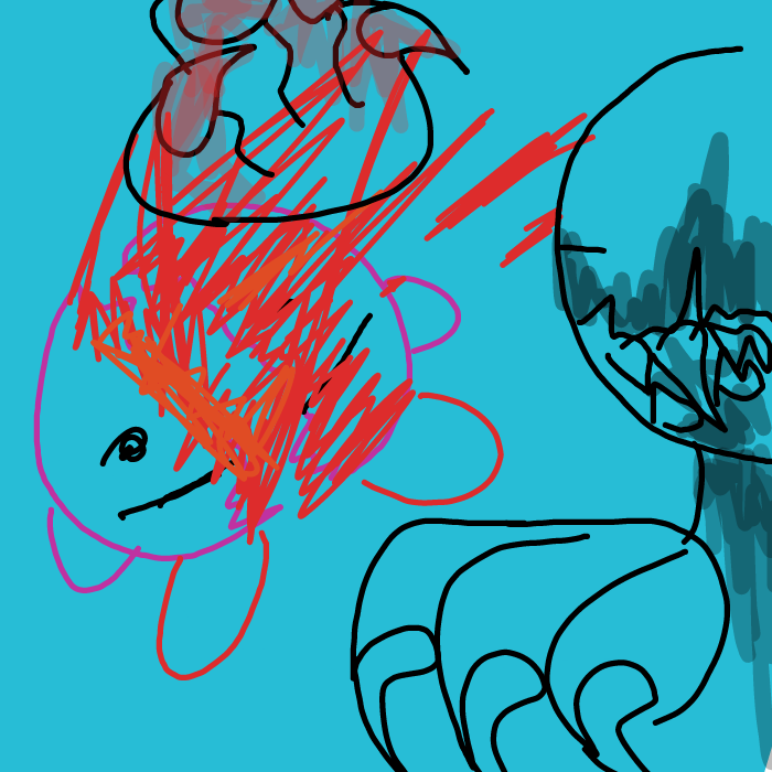 Drawing in wtf kirby by OneWithTheShadows