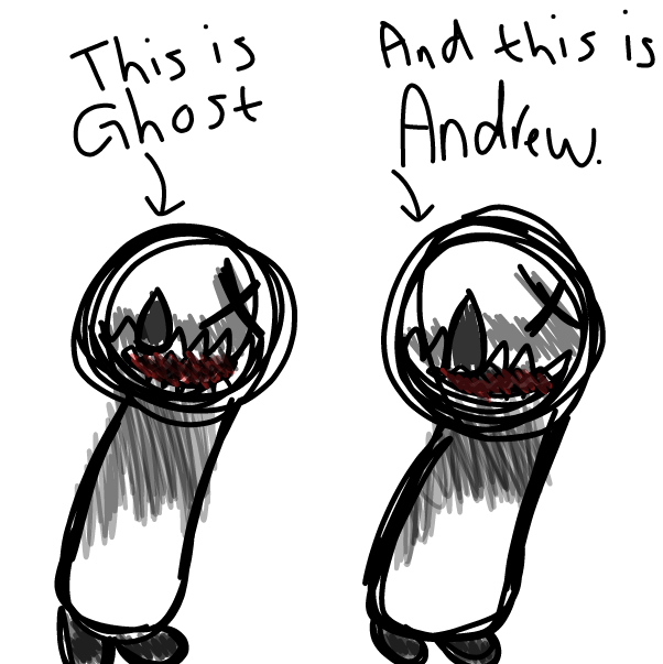 Drawing in hello i have become grunt now by CrystalCampos