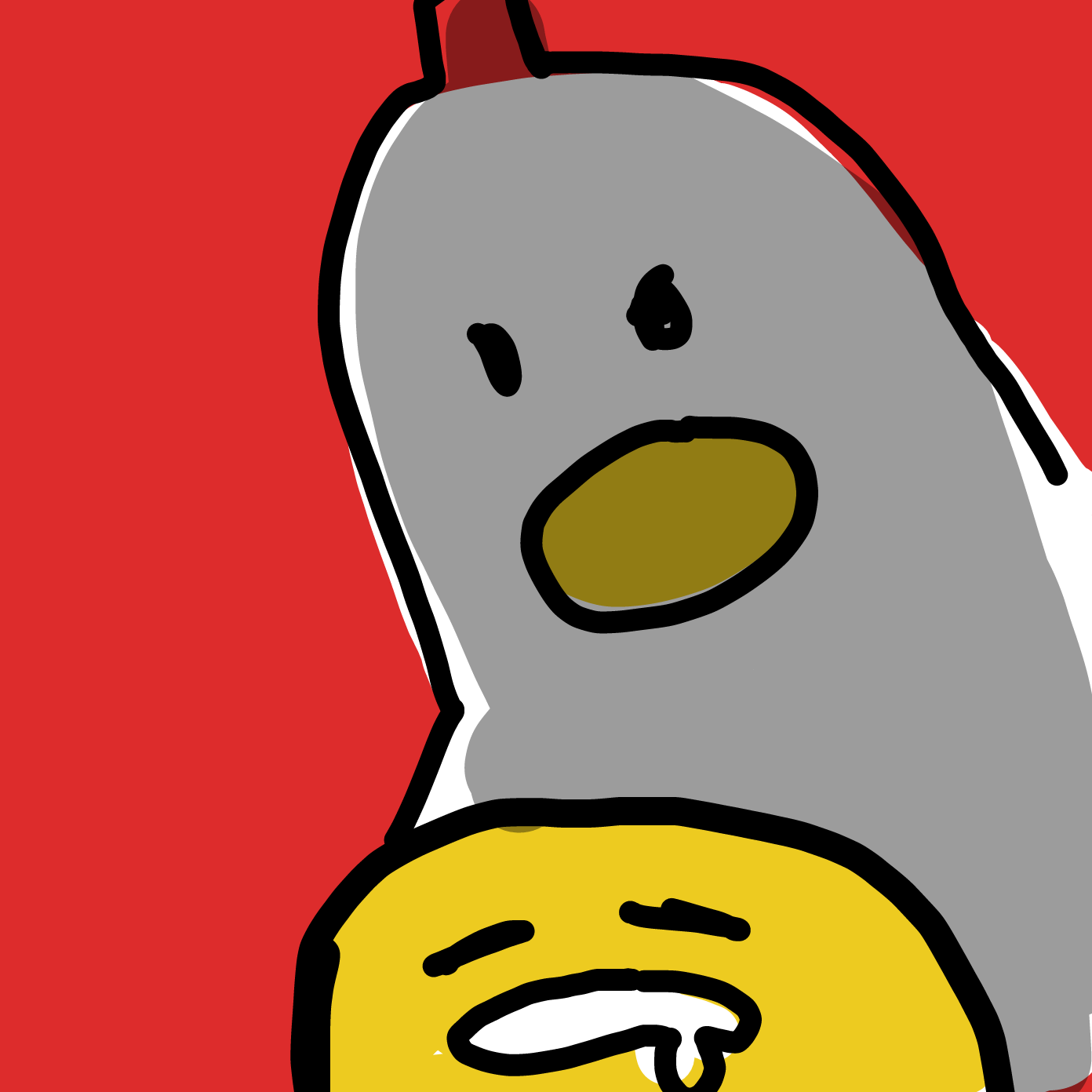 Drawing in Egg by Chumky