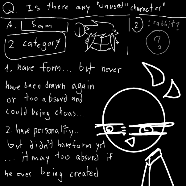 Drawing in sam and the  others lore 2 by fifa's memories