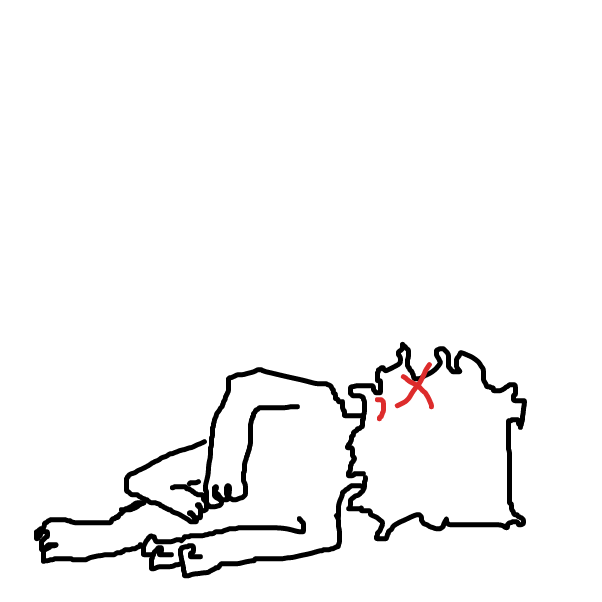 Drawing in Baby sitting an alien by Yeoguort