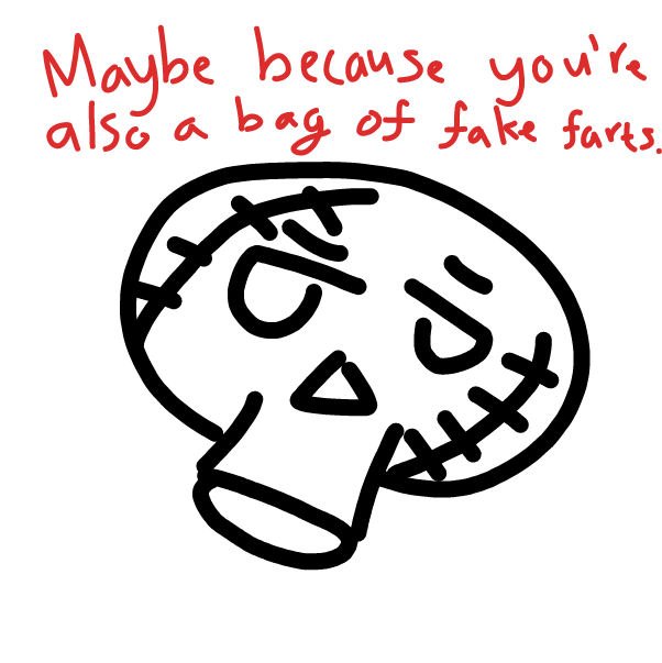 Drawing in Boy gets turned into a Whoopee Cushion by CrystalCampos