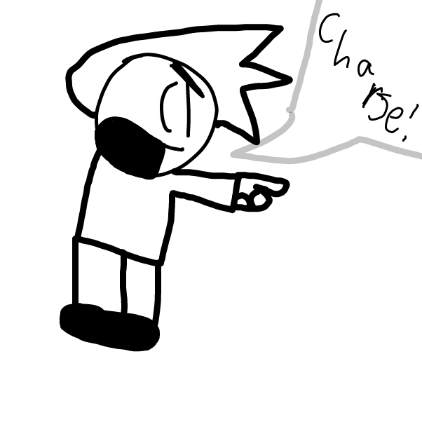 CHAAARGE! - Online Drawing Game Comic Strip Panel by Z.The.Comic